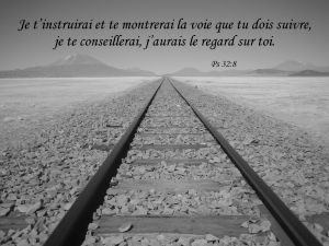 Je t'instruirai et te montrerai la voie