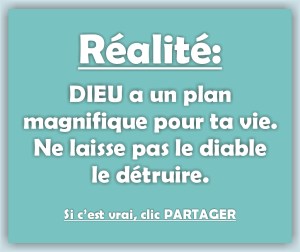 Dieu a un plan magnifique pour ta vie