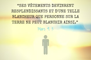 Contraste - Marc 9. 3